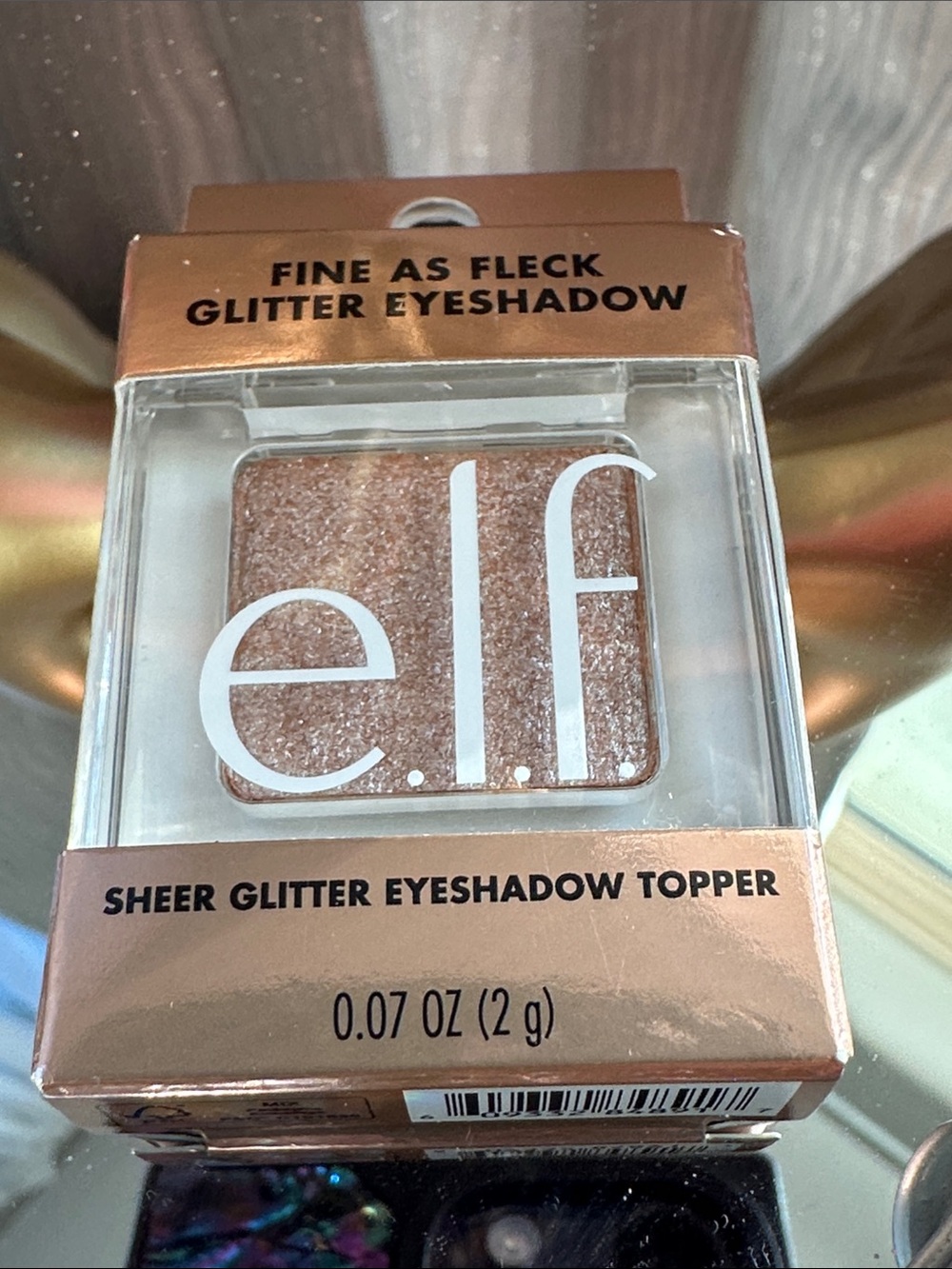 e.l.f. Fine As Fleck Sheer Glitter Eyeshadow - Rose Gold